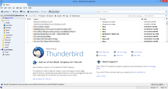 thunderbird mail for mac review 2018